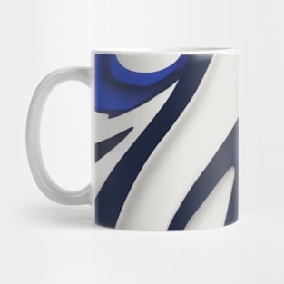 Infinity Royal Blue Shadow Silhouette Anime Style Collection No. 261 Mug